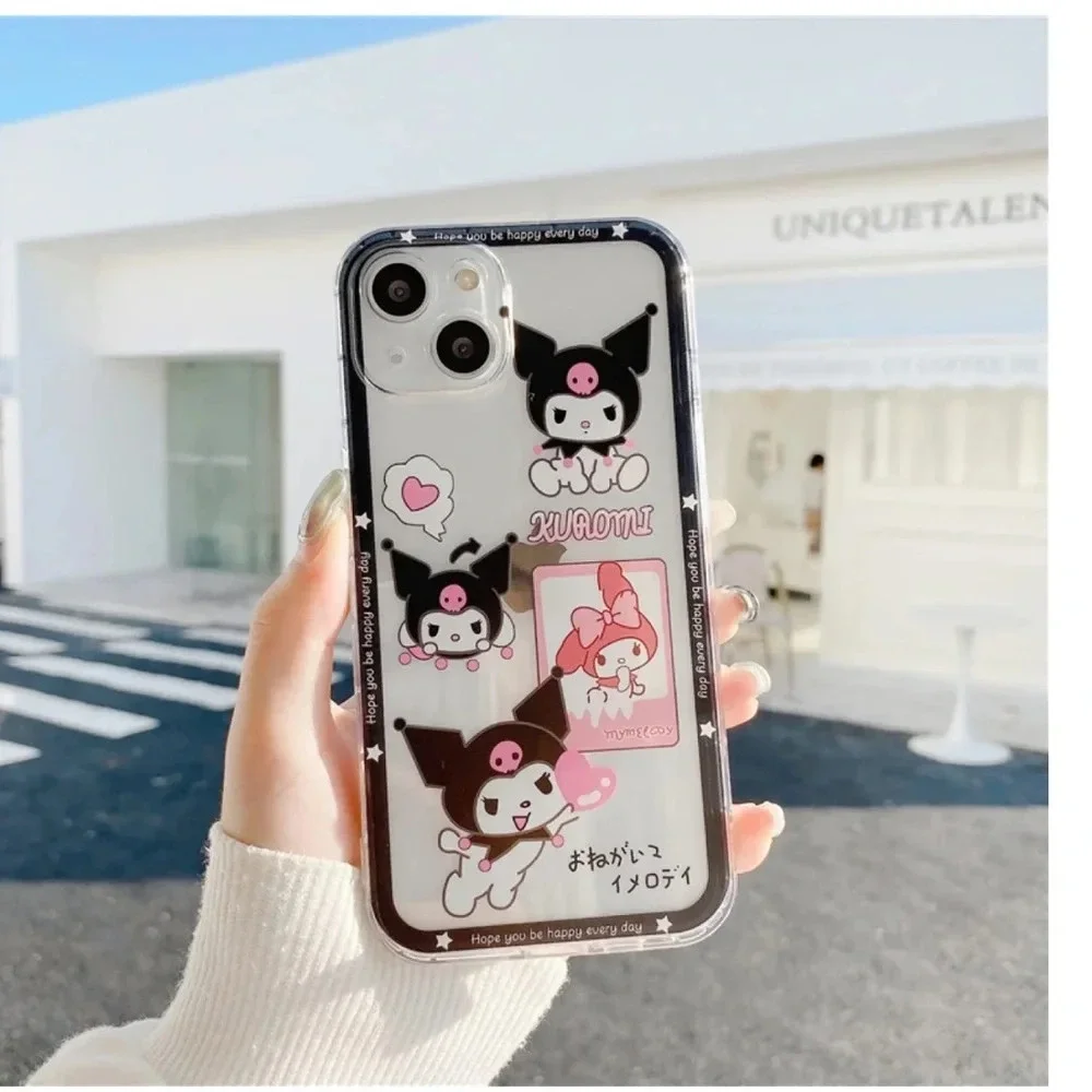 iPhone 14 Pro Max my melody and kuromi phone case set